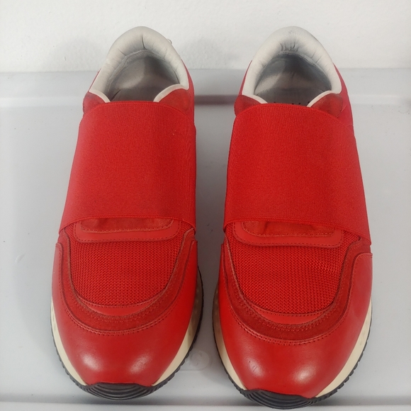 Givenchy Active Elastic Band Running Sneakers Sz 9 Red $735 - Picture 2 of 6